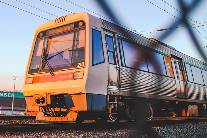 railway image of train coming to station where testing may take place